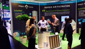 Nordic Air Filtration showcases TurboWeb at PowerGen Europe